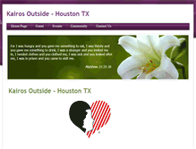 Tablet Screenshot of kairosoutsidehouston.org